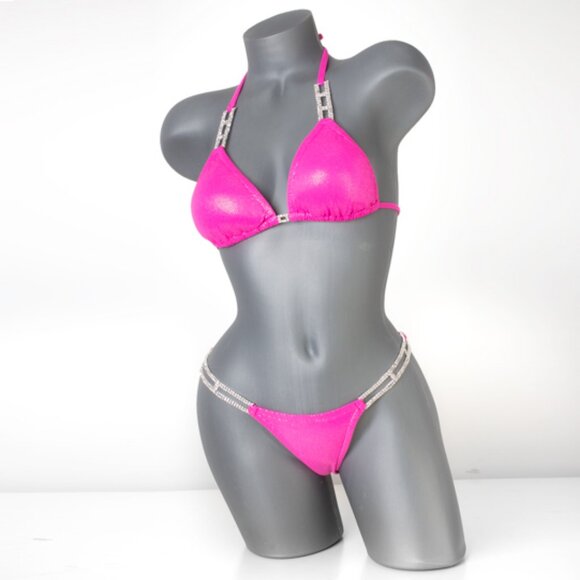 Hot Pink NPC Bkini Competition Suit - Picture 1 of 2